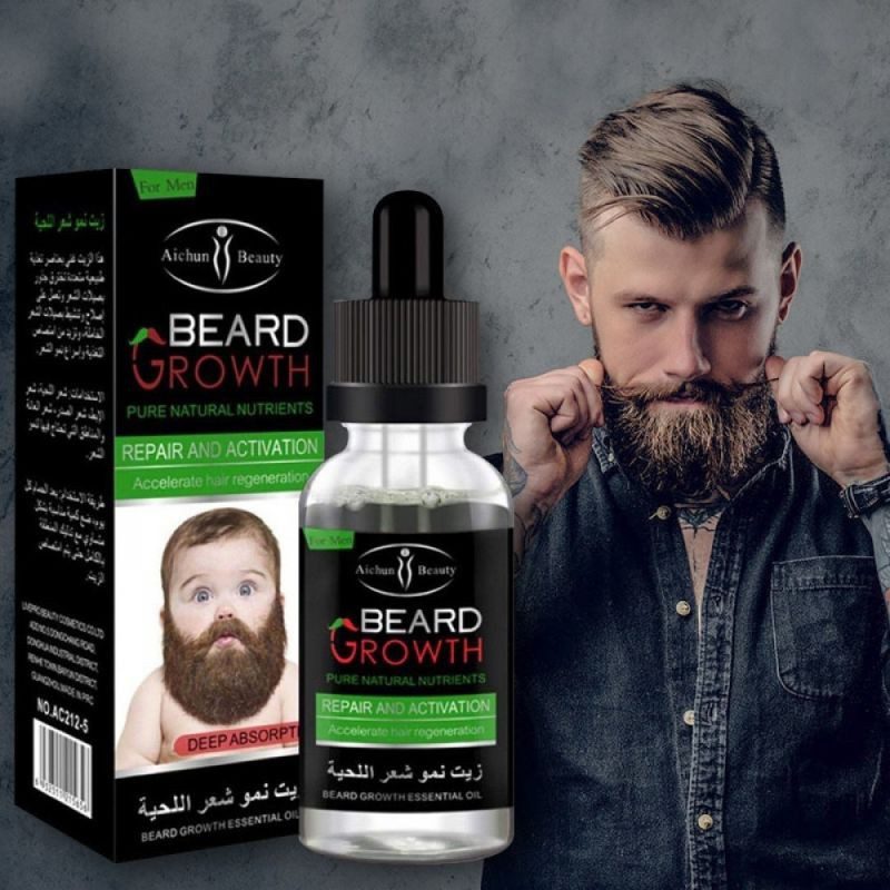 New Aichun Beauty Beard Growth Oil Pure Natural Nutrients 1 New Aichun Beauty Beard Growth Oil Pure Natural Nutrients