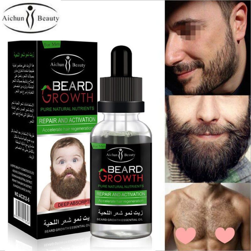 New Aichun Beauty Beard Growth Oil Pure Natural Nutrients 2 New Aichun Beauty Beard Growth Oil Pure Natural Nutrients - Image 2