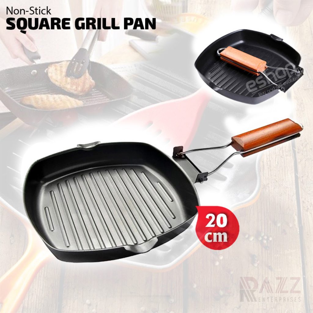 Non Stick Square Grill Pan 20CM