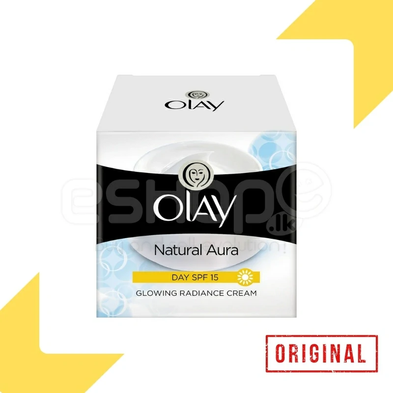 Olay Natural Aura Glowing Radiance Cream SPF 15 Reduce Dark Spots & Sun Damage 1 Olay Natural Aura Fairness Cream SPF 15 Reduce Dark Spots & Sun Damage