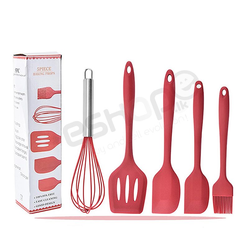 Kitchen Easy Baking Set Scraper 5-piece Baking Tool Set 1 Kitchen Easy Baking Set Scraper 5-piece Baking Tool Set