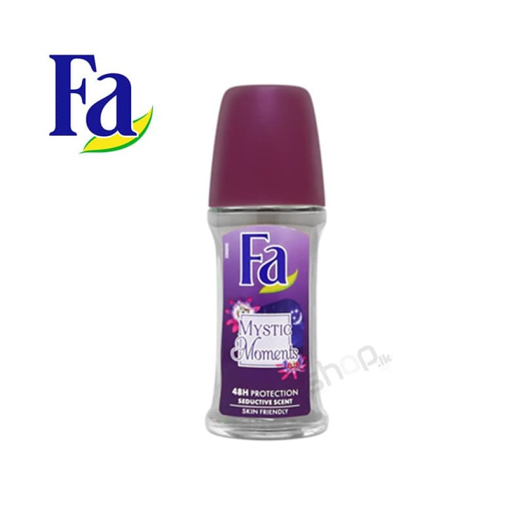 New Fa Mystic Moment Roll On For Women 50ml Deodorant 48H Roll-On Fragrances 100% Original