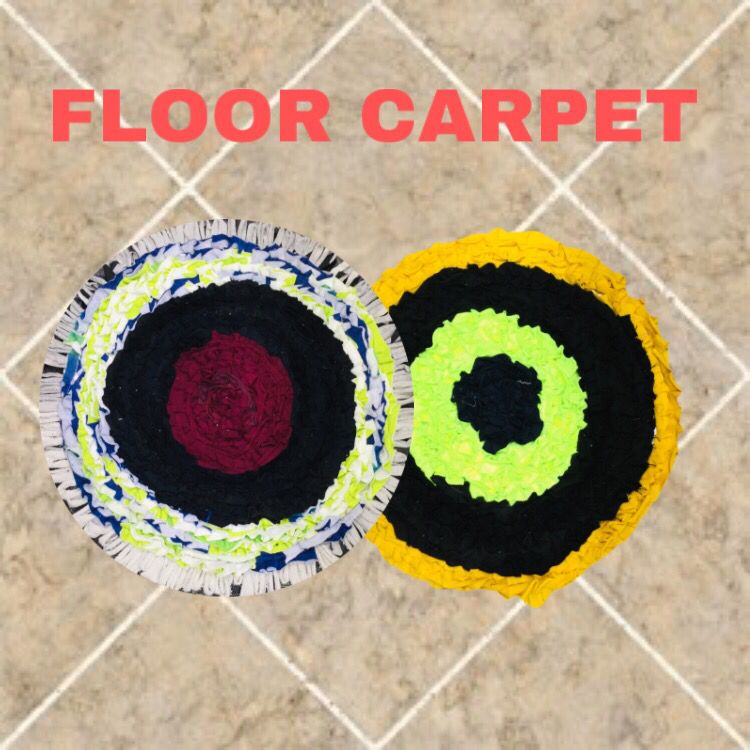 Handmade Round Four Layer Doormat Pure Cotton Floor Mat/Indoor Mat 1 Handmade Round Four Layer Doormat Pure Cotton Floor Mat/Indoor Mat