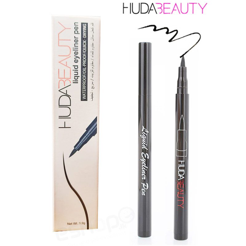 Huda Beauty Liquid Eyeliner Pen Waterproof/oil-Proof/Quik-Drying 1 Huda Beauty Liquid Eyeliner Pen Waterproof/oil-Proof/Quik-Drying