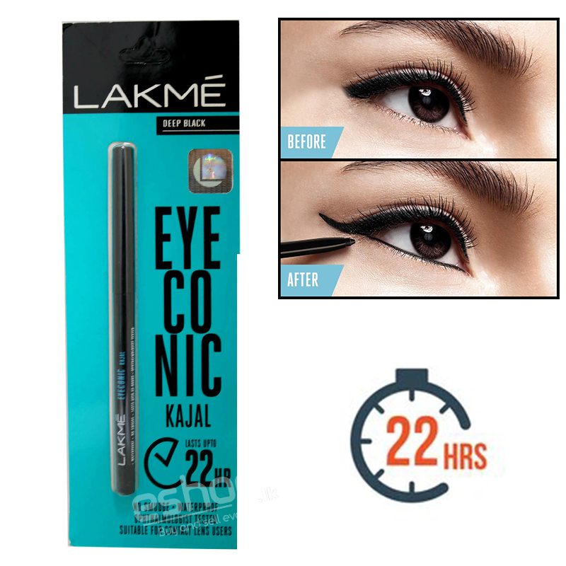 New Lakme Eye Conik Kajal Deep Black Waterproof Eyeliner & Long Lasting 22hr 0.35g 1 New Lakme Eye Conik Kajal Deep Black Waterproof Eyeliner & Long Lasting 22hr 0.35g
