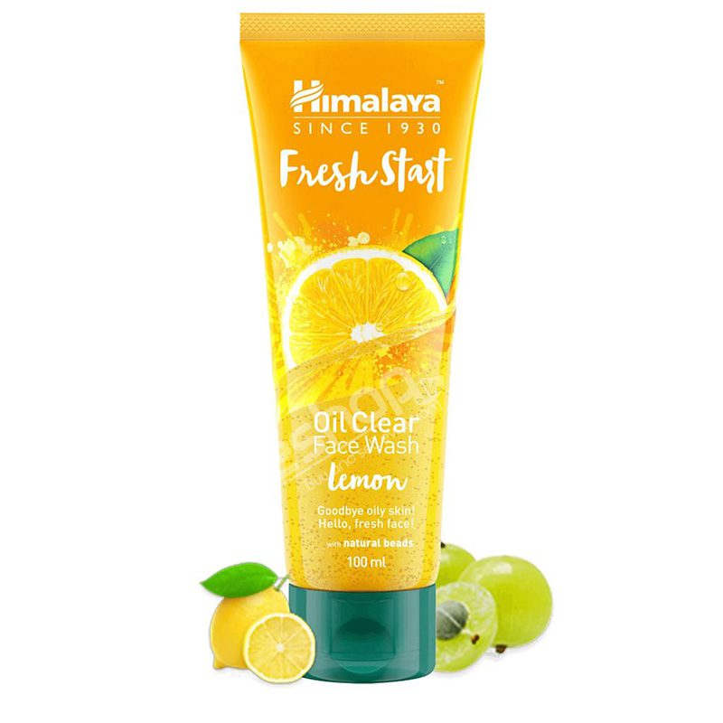 New Himalaya Fresh Start Oil Clear Lemon Face Wash 100ml 1 New Himalaya Fresh Start Oil Clear Lemon Face Wash 100ml