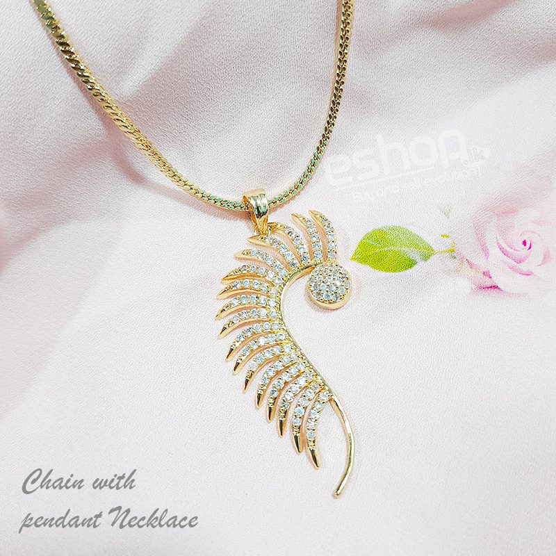 New Gold Plated Chain with Pendant 1 New Gold Plated Chain with Pendant