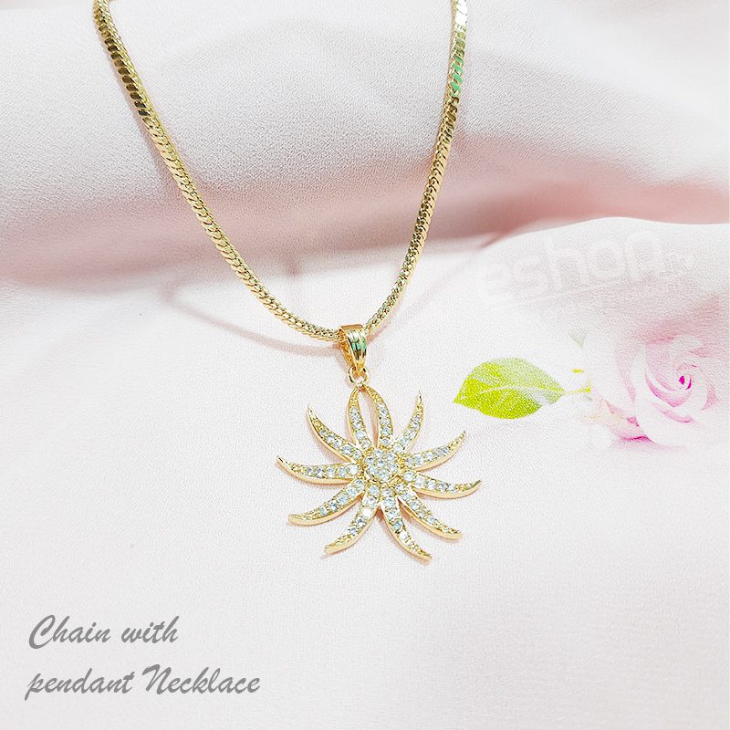 New Gold Plated Chain with Pendant 1 New Gold Plated Chain with Pendant