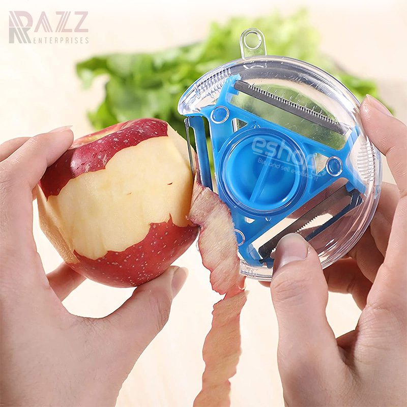 3 in 1 Round Rotary 3 Blades Potato Vegetable Cutter 1 3 in 1 Round Rotary 3 Blades Potato Vegetable Cutter