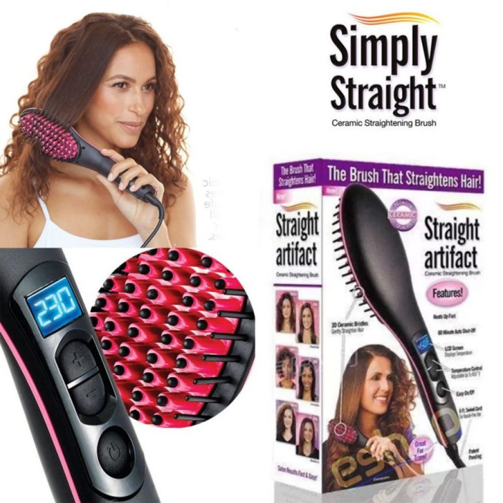 Online Shopping in Sri Lanka 2025 | Buy Trusted & Quality Products | eshop.lk 28 High Quality Digital Hair Straightener Brush Simply Straight Ceramic