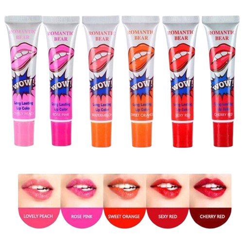 Romantic Bear Tattoo Peel Of Lip Tint Lip Gloss Waterproof Lipstick 2 Romantic Bear Tattoo Peel Of Lip Tint Lip Gloss Waterproof Lipstick