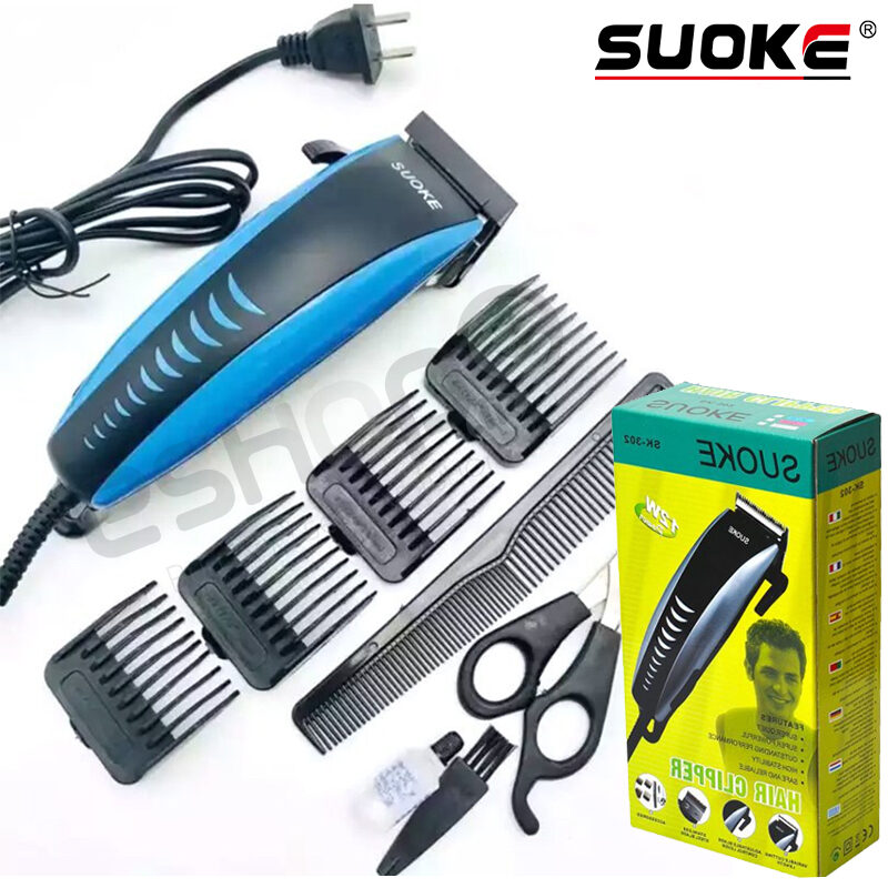Suoke Professional Hair Trimmer Razor Electric Hair Clipper Haircut For Men