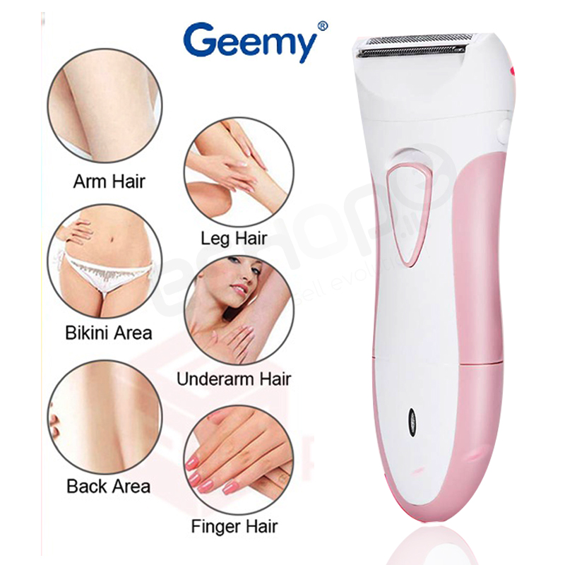 Geemy Electric Lady Shaver, Wet and Dry Rechargeable Shaver Bikini Trimmer 3 in 1 Blade Easy and Quick Women Shavers 1 Geemy Electric Lady Shaver, Wet and Dry Rechargeable Shaver Bikini Trimmer 3 in 1 Blade Easy and Quick Women Shavers