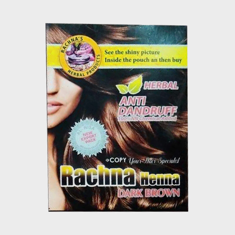 Rachna Henna Hair Color - Dark Brown, 10 gm
