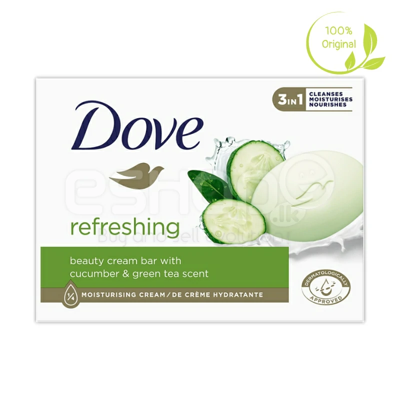 Original dove soap: Cucumber & Green Tea for Refreshing - 90g 1 Original dove soap