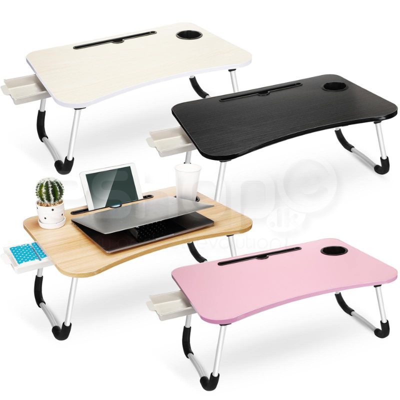 Laptop Desk with Cup Holder Foldable & High Quality 1 Laptop Desk with Cup Holder Foldable & High Quality