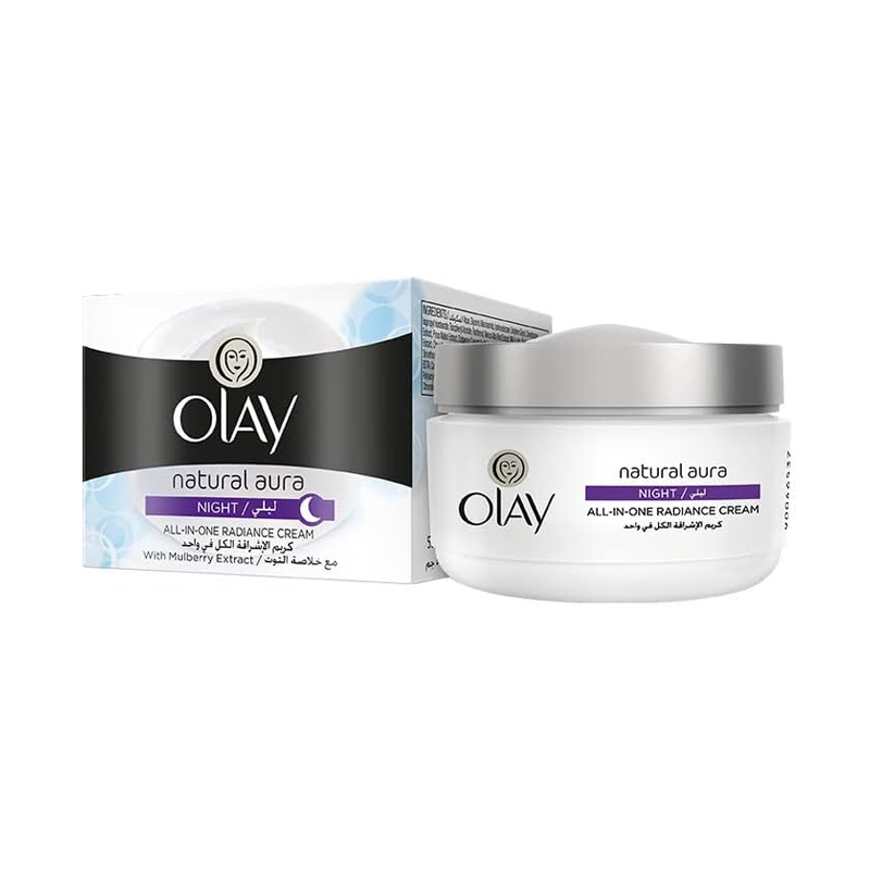 Olay natural aura night all in one radiance cream 1 Olay natural aura night all in one radiance cream