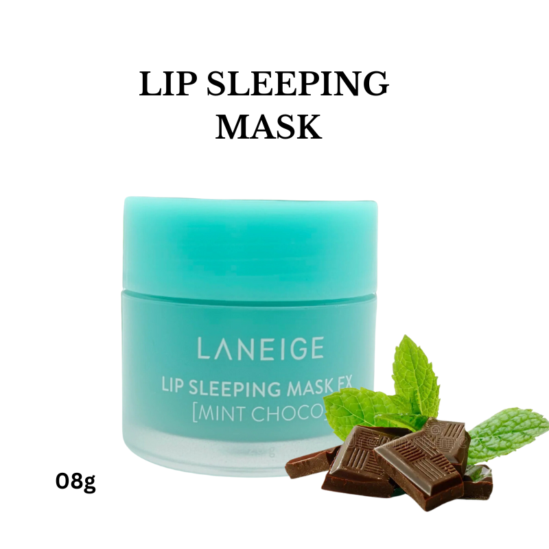 LANEIGE Lip Sleeping Mask Mint Choco Flavour - 08g ( Original ) 1 LANEIGE Lip Sleeping Mask Mint Choco Flavour - 08g ( Original )