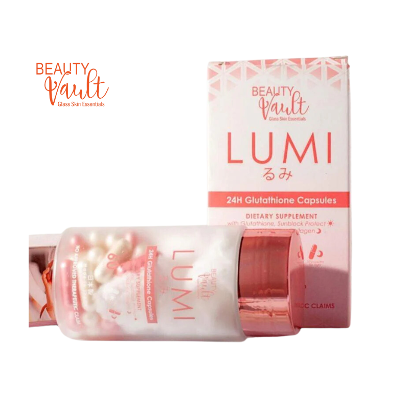 Lumi 24H Glutathione 60 Capsules - Beauty Vault ( Original ) 1 Lumi 24H Glutathione 60 Capsules - Beauty Vault ( Original )