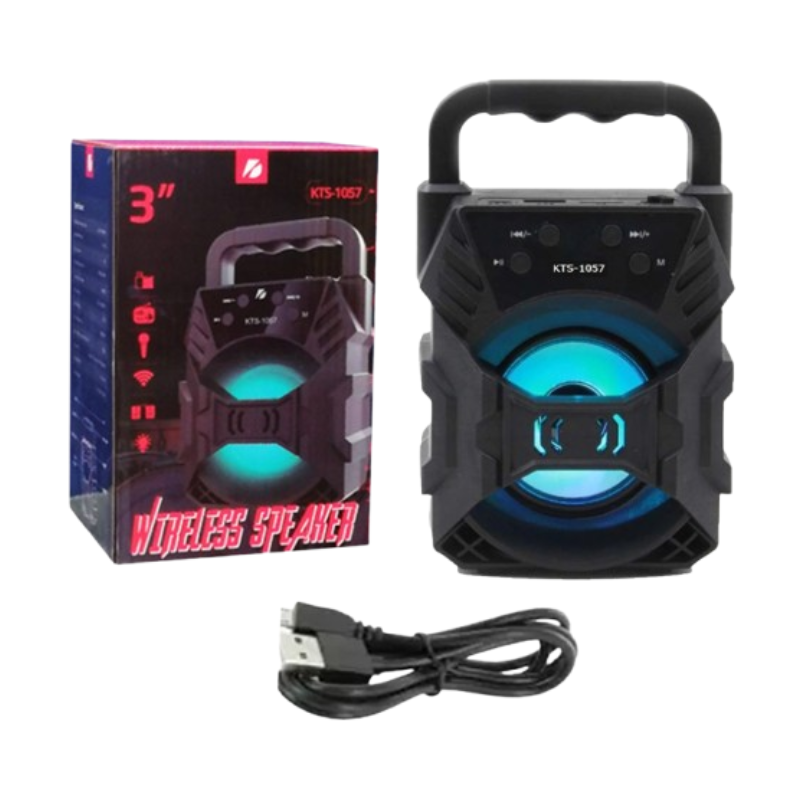 KTS Speaker 3" Portable Bluetooth Speaker KTS - 1057 1 KTS Speaker 3 Portable Bluetooth Speaker KTS - 1057