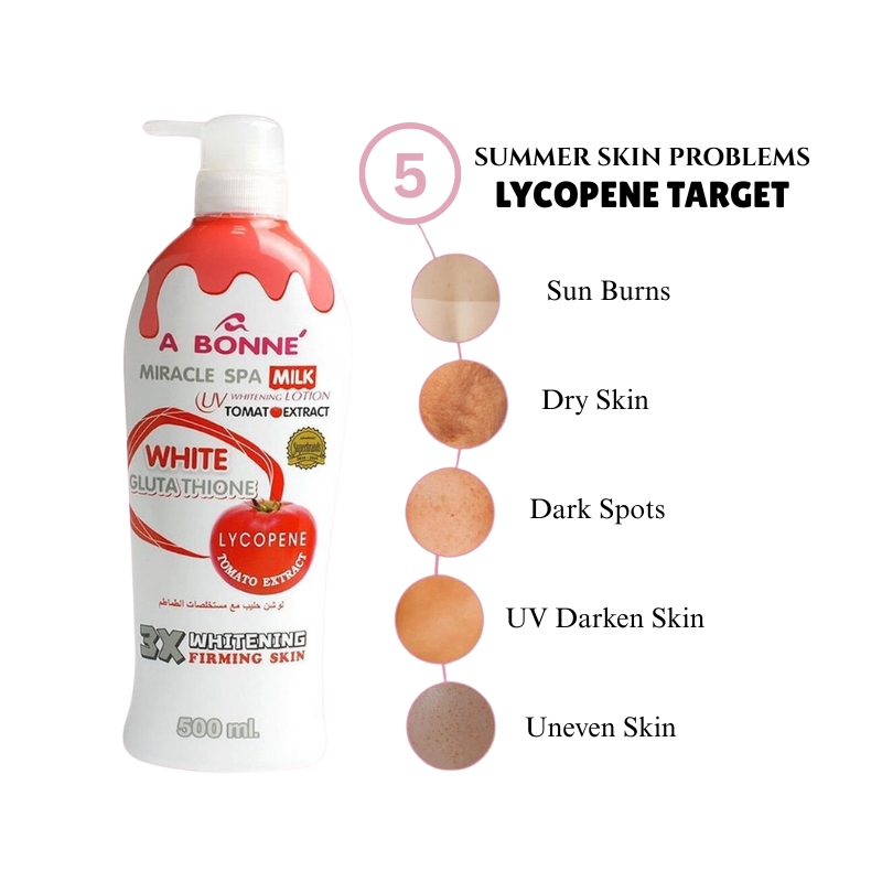 A BONNE Miracle Spa Milk Whitening Lotion - 500ml 2 A BONNE Miracle Spa Milk Whitening Lotion - 500ml - Image 2