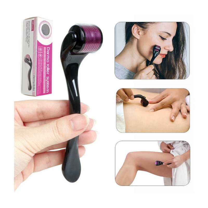 Derma Roller 0.50mm Titanium 540 Micro Needle Collagen Efficient System 2 Derma Roller 0.50mm Titanium 540 Micro Needle Collagen Efficient System